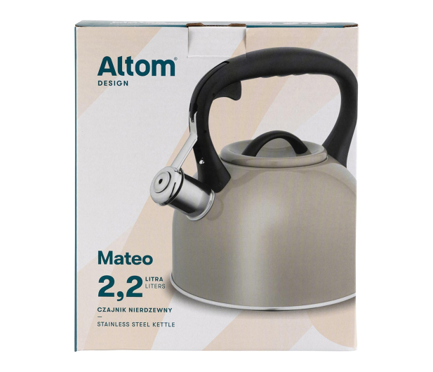 Altom Czajnik nierdzewny 2,2l Mateo taupe - 1580489 - zdjęcie 7